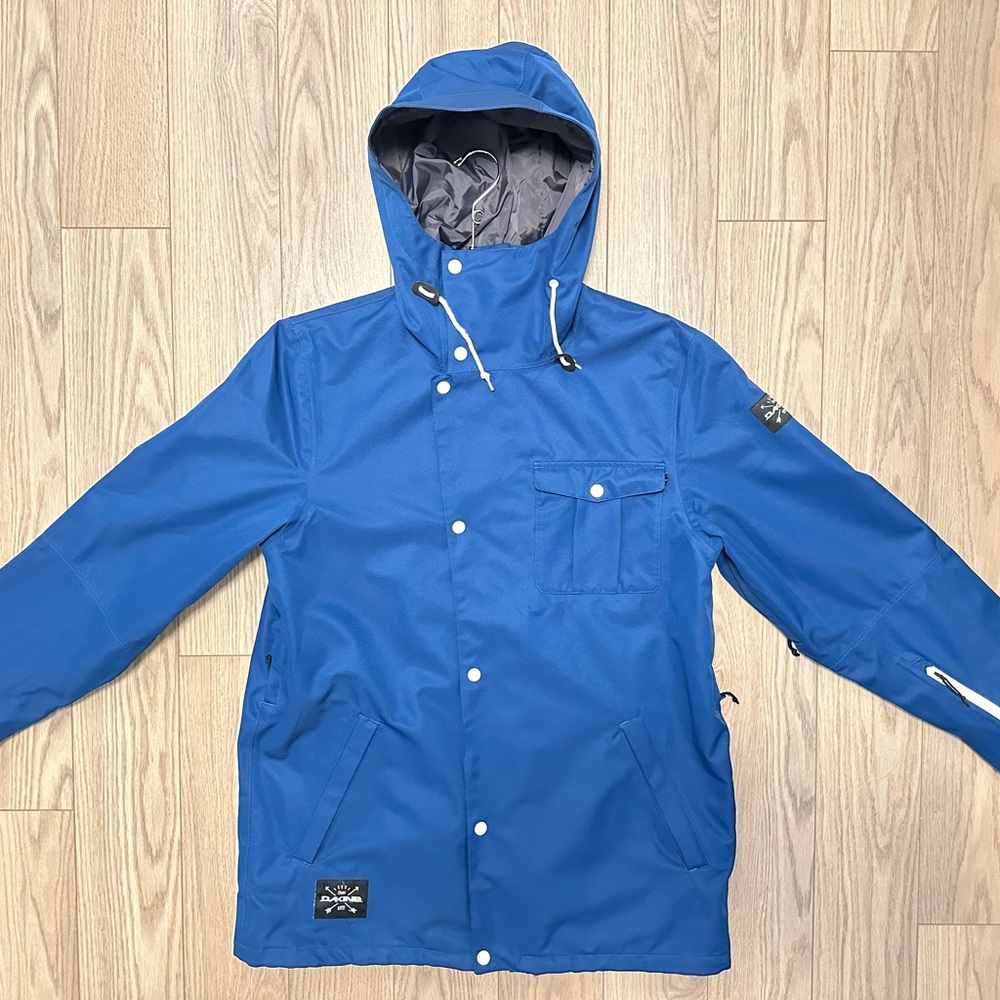 Dakine Men's Vibrant Blue Hooded Ski Jacket - size Large